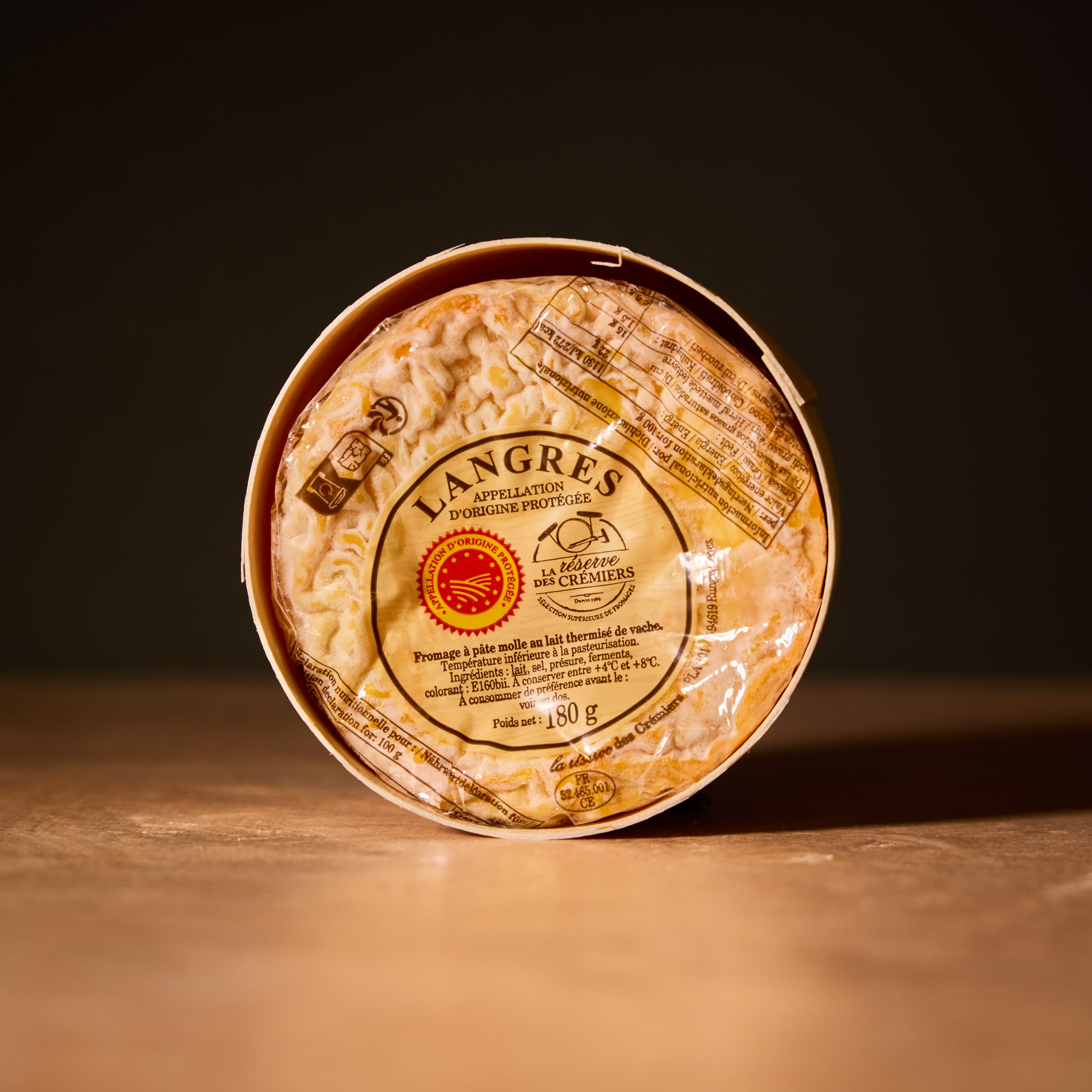 Langres De Cremiers AOP 180g. Olives&Oils(O&O)